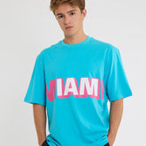 IAM MIAMI Blue Brickell Avenue T-Shirt
